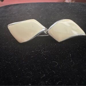 Monet Vintage Multicolor Geometric Brooch Pin Modernist Style